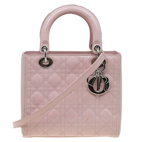 new lady dior pink patent leather medium bag|dior handbags designer.